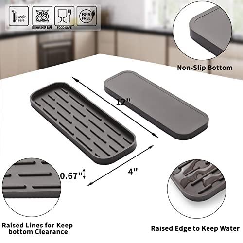 Silicone Kitchen Sink Organizer Tray for Multiple Usage