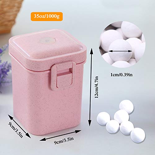 2.2Lb Ceramic Pie Weights Baking Beans Pie Crust Reusable 10mm Weights Natural Ceramic Stoneware with Wheat Straw Container