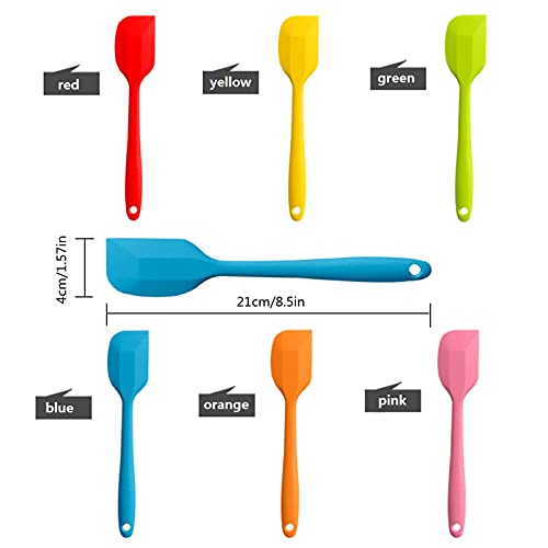 8 Pieces Silicone Spatulas (8 Count)