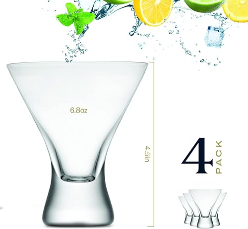 Martini Glasses Set of 4 (4 Count)