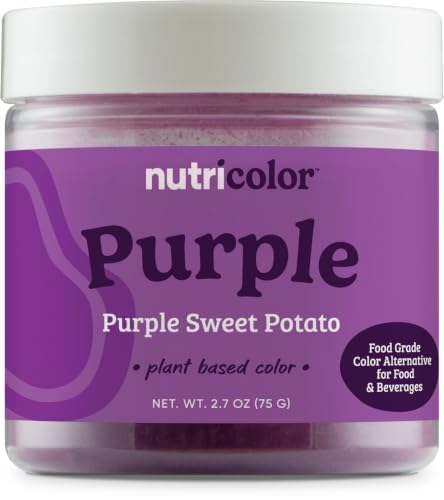 Purple Plant Based Food Coloring From Purple Sweet Potato Powder (2.7 Ounce)