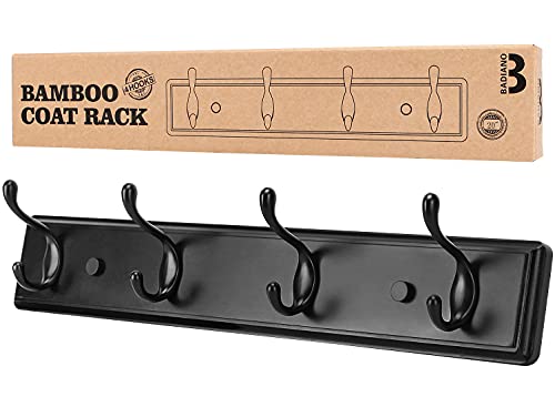 Heavy Duty Wooden Coat Rack