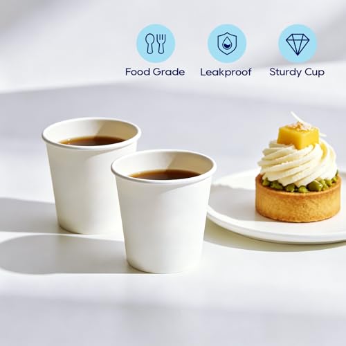 500 Pack 4 oz Paper Cups (500 Count)