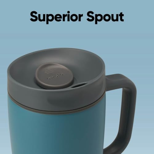 SmoothSip Slider Stainless Steel Insulated Travel Mug with Handle