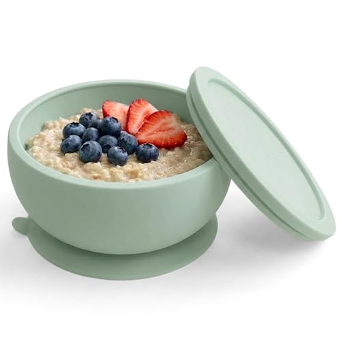 Octopod Silicone Suction Baby Bowl & Lid