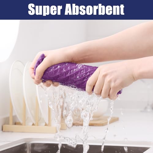 Microfiber Waffle Weave Kitchen Towels (4 Count)