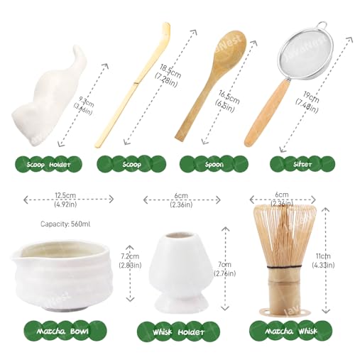 7 Piece Matcha Tea Set with Gift Card