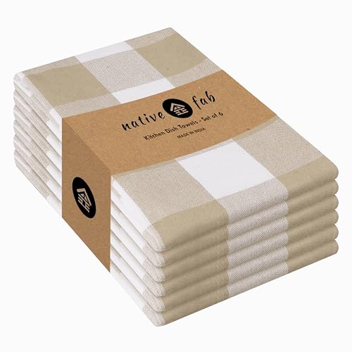 6 Pack Buffalo Check Kitchen Towels16 x26 (6 Count)