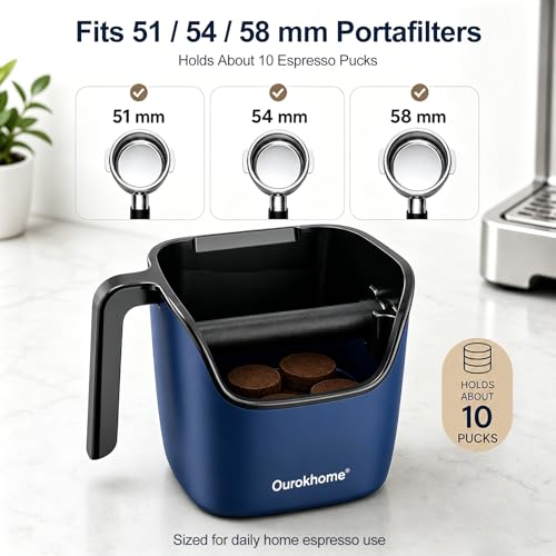 Espresso Knock Box with Lid