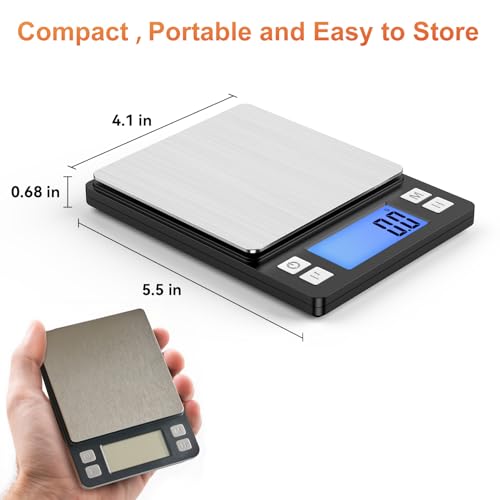 Upgraded Small Food Scale with 0.1 g