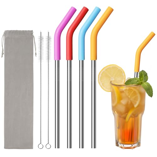 6.7" Short Metal Straw