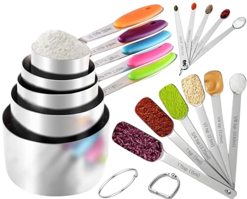 16 PCS Measuring Cups & Spoons Set