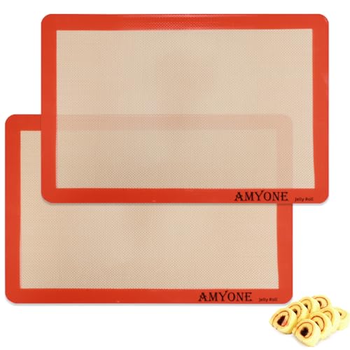Silicone Baking Mats for 10x15" Jelly Roll Pan (2 Count)