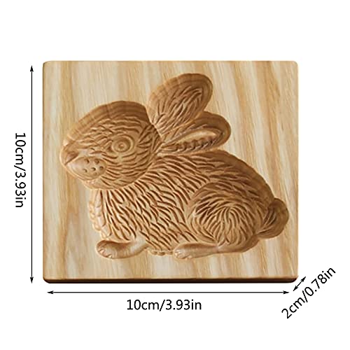 Wooden Cookie Biscuit Mold