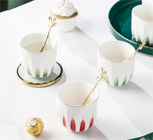 8 Piece Ceramic Tea Set with Tray