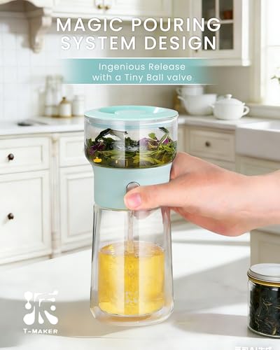 Modern Glass Infuser Teapot
