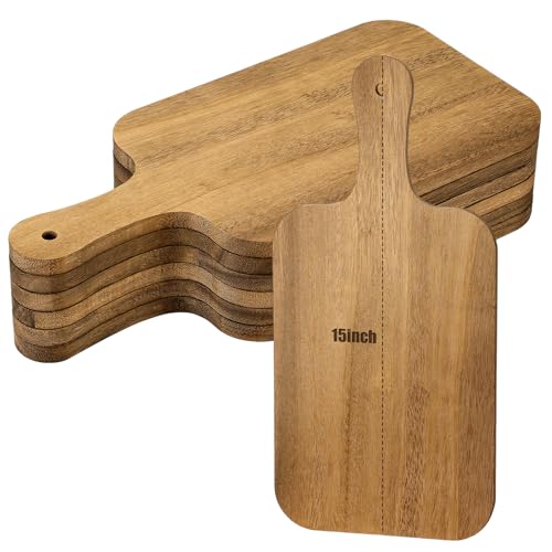 6 Pcs Thick Wood Cutting Boards 15 Inch for Laser Engraving (6 Count)