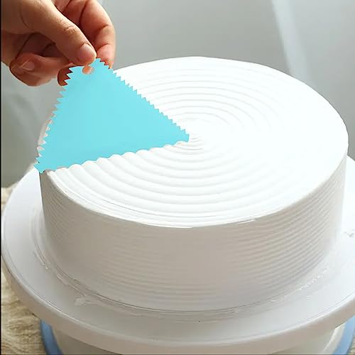 6pcs Cake Scraper Decorating Comb and Icing Smoother Reusable Bread Cream Pizza Cutter