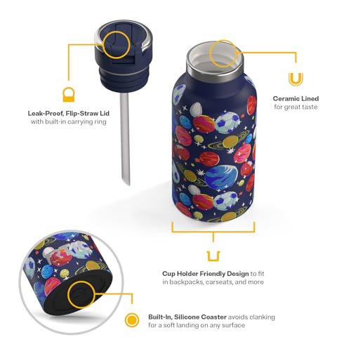 12oz Journey Water Bottle with Straw
