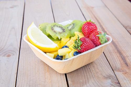 Disposable Bamboo 5" Square Bowl