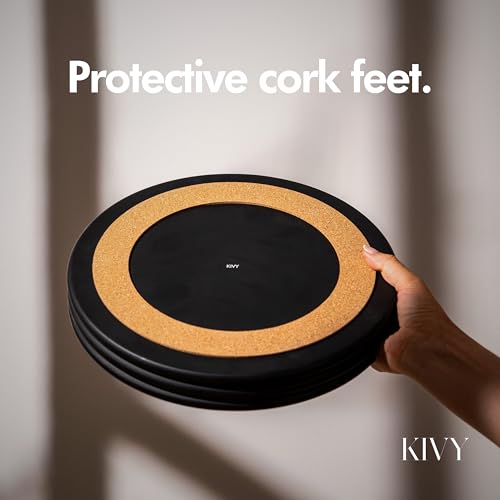 Round Decorative Concrete Tray 11x1