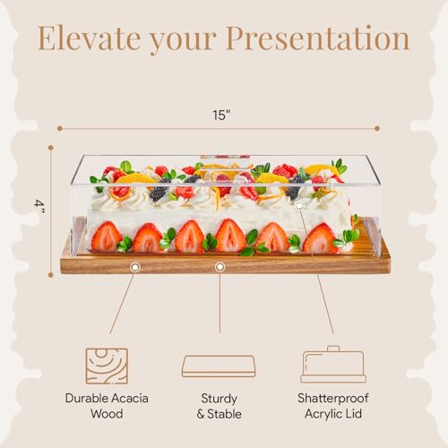 Cake Display with Lid (2 Count)