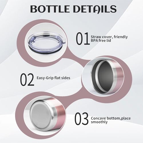 6 Pack 20oz Stainless Steel Travel Coffee Tumbler
