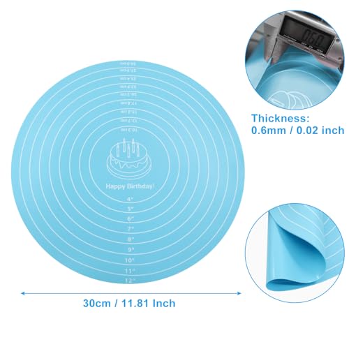 12 Inch Round Silicone Cake Mat