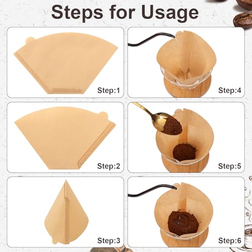 100 Count #4 Cone Coffee Filters 8 (400 Count)