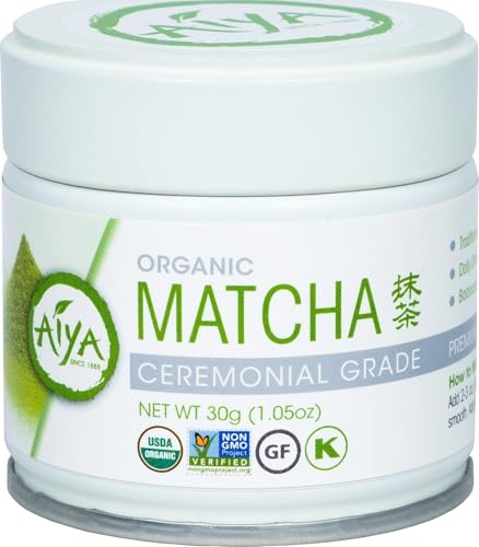 Aiya Organic Ceremonial Grade Matcha Powder