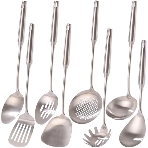 18 10 Stainless Steel Kitchen Utensils Set (8 Count)