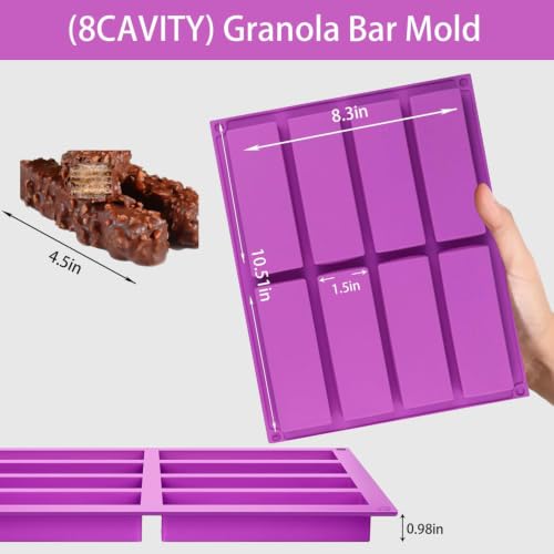 8 Cavity Chocolate Silicone Molds (16 Cavity)