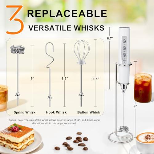 Handheld Milk Frother Wand for Coffee