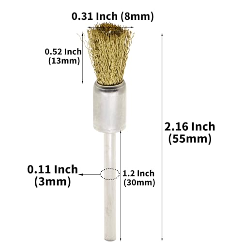 20PCS Brass Wire Brushes
