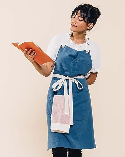 Linen Kitchen Apron for Cooking