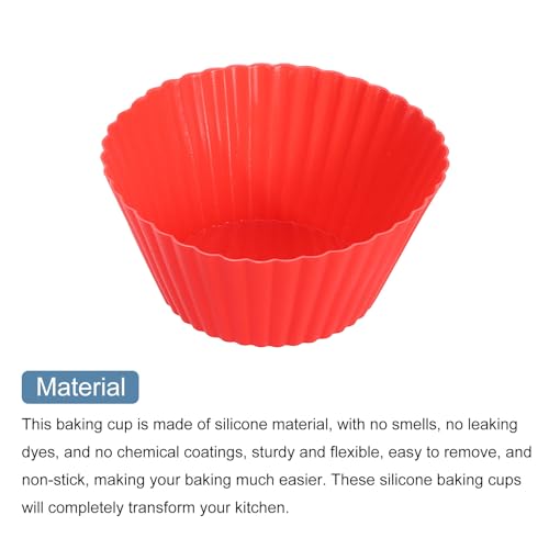 18Pcs Silicone Cupcake Liners (18 Count)