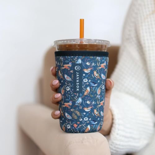 JavaSok Iced Coffee & Cold Soda Insulated Neoprene Cup Sleeve