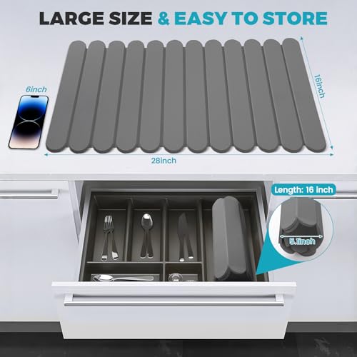 Extral Large Quick Dry Stone Drying Mat for Kitchen Counter