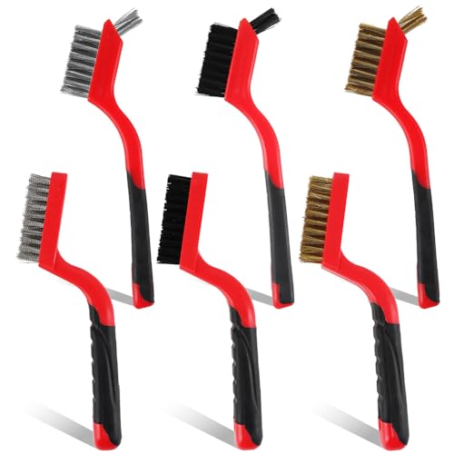6 Pack Wire Brush Set Nylon