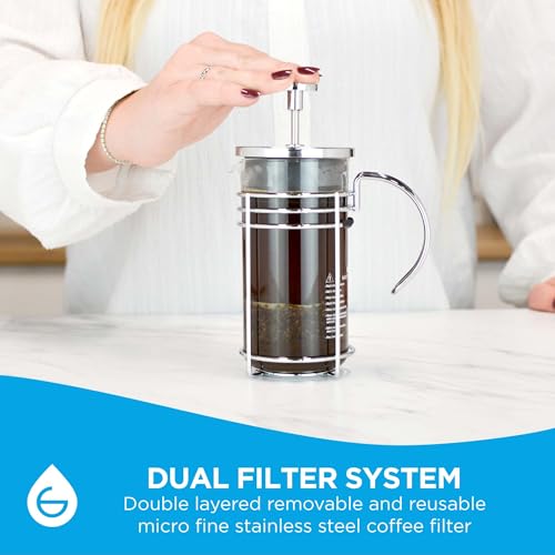 Madrid Glass French Press Coffee and Tea Maker