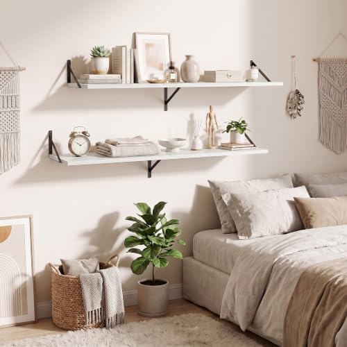 Wall Mounted Floating Shelves Set of 2 (2 Count)