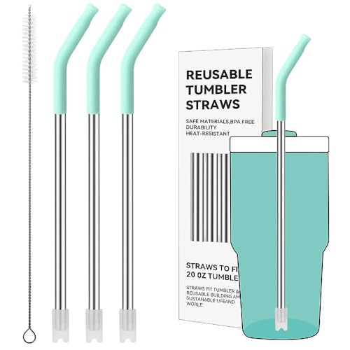 Straight Metal Straws for Stanley 20oz
