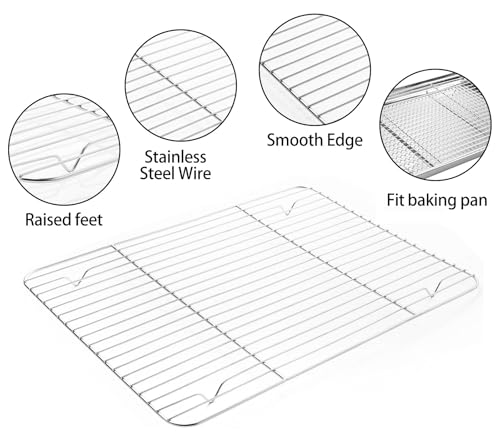 Baking Sheet with Cooling Rack (6 Count)