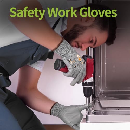 12 Pairs ANSI A4 Cut Resistant Gloves (12 Count)