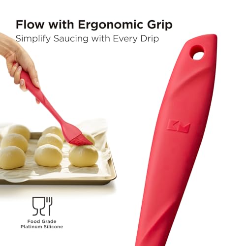 WaltzGrip Platinum Silicone Basting Pastry Brush (2 Count)