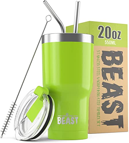 Beast 20 oz Tumbler Stainless Steel Vacuum Insulated Coffee Ice Cup Double Wall Travel Flask