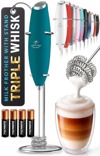 Powerful Milk Frother Wand With Duracell Batteries