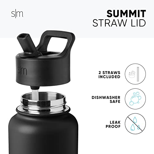 Insulated Water Bottle with Straw