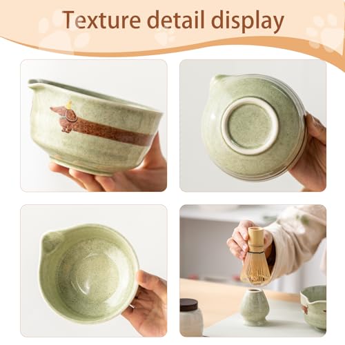 Matcha Set with Dog Pattern (5 Count)