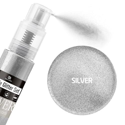 Silver Edible Glitter Spray